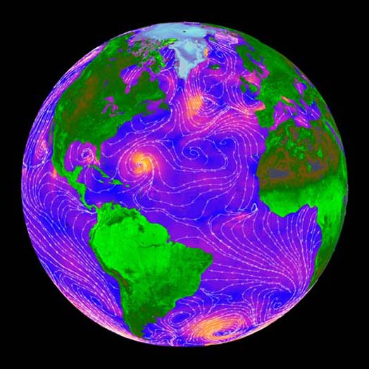NASA Shifting wind currents could be forcing more carbon dioxide from the oceans into the atmosphere, upsetting the delicate give-and-take balance and pushing the warming Earth even closer to the edge.